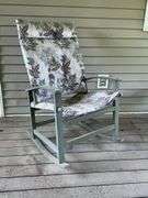 Metal patio rocker