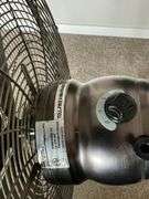 Intertek vintage style oscillating floor fan