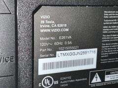 Vizio 26"  flatscreen television with remote, Model E261VA