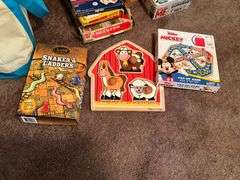 Board games, dominoes, checkers