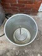 Turkey cooker, 2 aluminum pots 17" x 16"