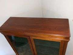 Glass door cabinet