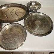 Silverplate dishes