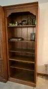 Wooden bookcase, CONTENTS NOT INCLUDED