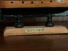 Mayflower replica and Pella delft blue windmill