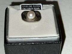 Sterling pieces with stones and pearls
