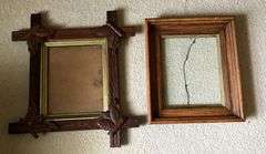 Antique frame, circa 1888 missing a piece off one corner and other frame