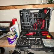 Black & Decker electric hedge trimmer, loppers, garden hand tools