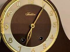 Tradition Made in Germany mantle clock with key