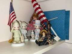 Precious Moments patriotic figurines, Yesterday's Child, Statue of Liberty