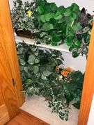 Collection of artificial flowers