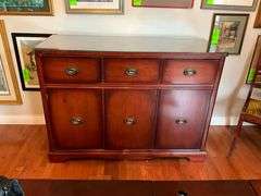 Empire Style buffet with glass top