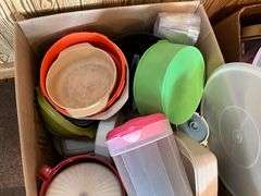 Plasticware, Tupperware, Rubbermaid etc.