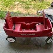 Radio Flyer plastic wagon