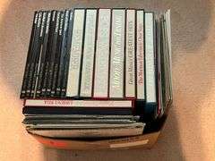 Collection of vinyl records and record sets