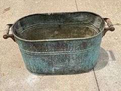 Copper wash basin
