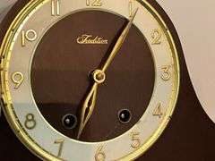 Tradition Made in Germany mantle clock with key