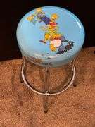 The Simpsons padded game stool
