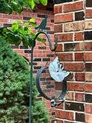 Shephard's hook with bird feeder