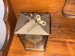 Schatz anniversary clock, 8 1/2" T