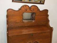 Antique drop front desk