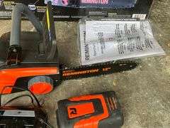 Remington 40V cordless chainsaw, 12" bar