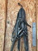 4 horse collars, harness and hames