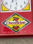 Cheerwine battery-operated clock
