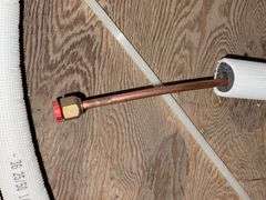 Insulated copper line, 2 sizes