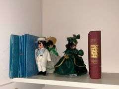 Madame Alexander dolls, Rhett Butler and Scarlett with original boxes