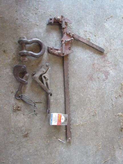 2 cable pullers, large clevis, wire stretcher image
