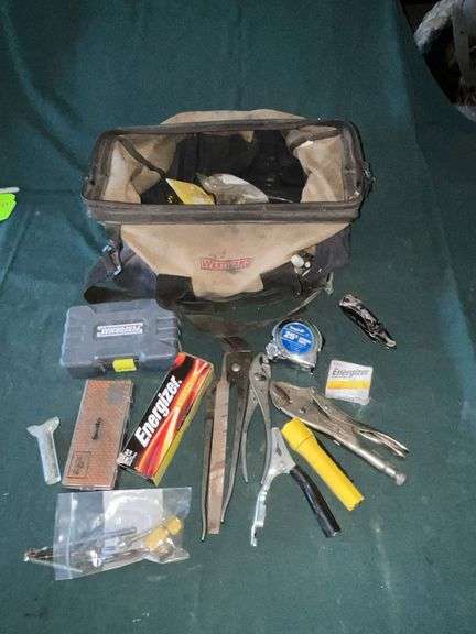 Tool bag, channel locks image
