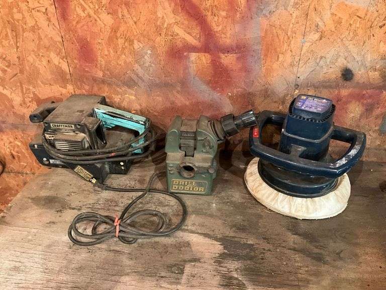Craftsman belt sander, drill doctor image