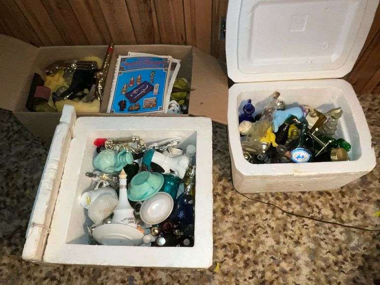 Collection of Avon bottles image