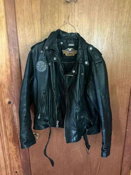 Harley-Davidson leather jacket size 44 image