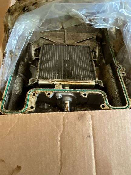 GM transmission oil pan with cooler image