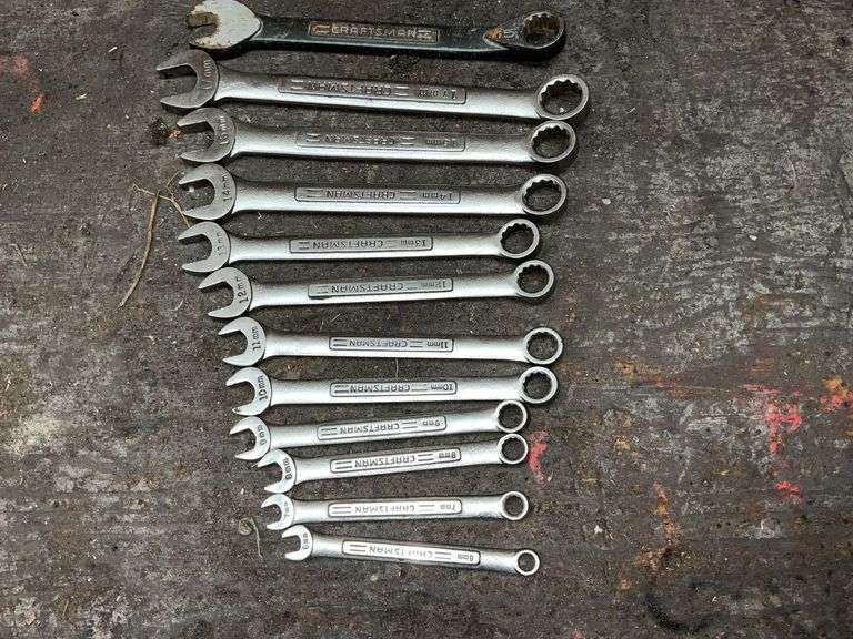Craftsman combination metric wrenches image