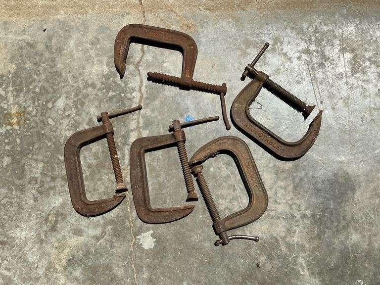 (5) 4" C-clamps image