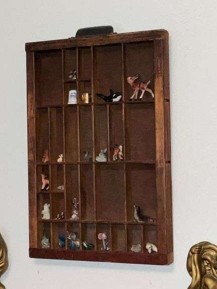 Printer's drawer with knick knacks