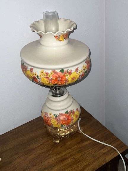 Hand painted lamp