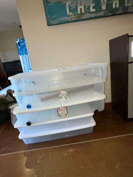 5 Sterilite underbed storage boxes image