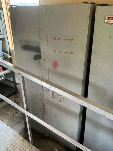 Steel cabinet 38" W x 24" D x 72" T with contents image