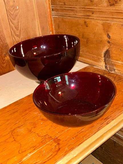 Ruby Red serving bowls image