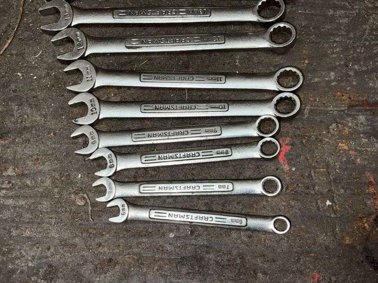 Craftsman combination metric wrenches