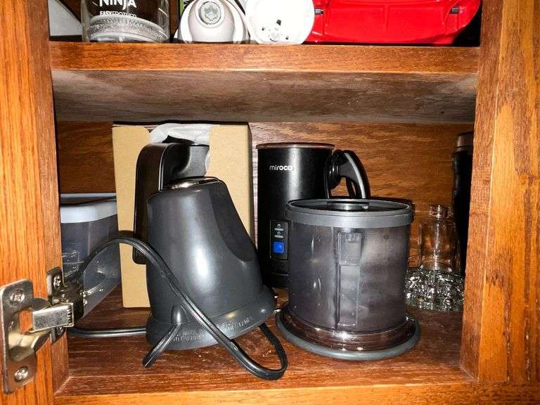 Ninja food chopper, milk frother image