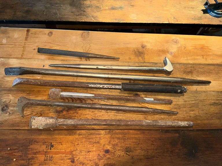Pry bars and punches image