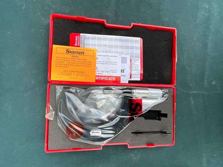Starrett micrometer, 436.1XRL-3 image
