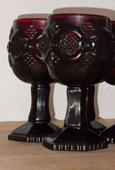 Avon Cape Cod decanter and goblets