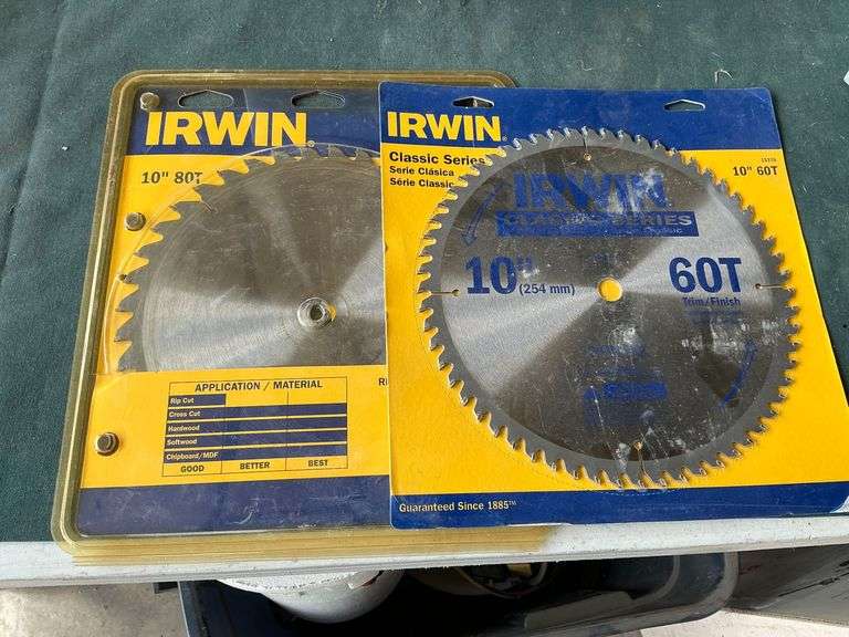2 Irwin NIB 10" saw blades image