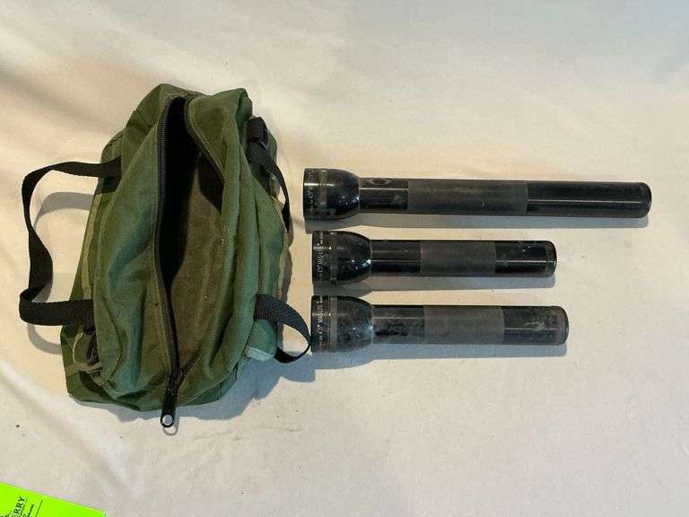 Three Maglite flashlights image